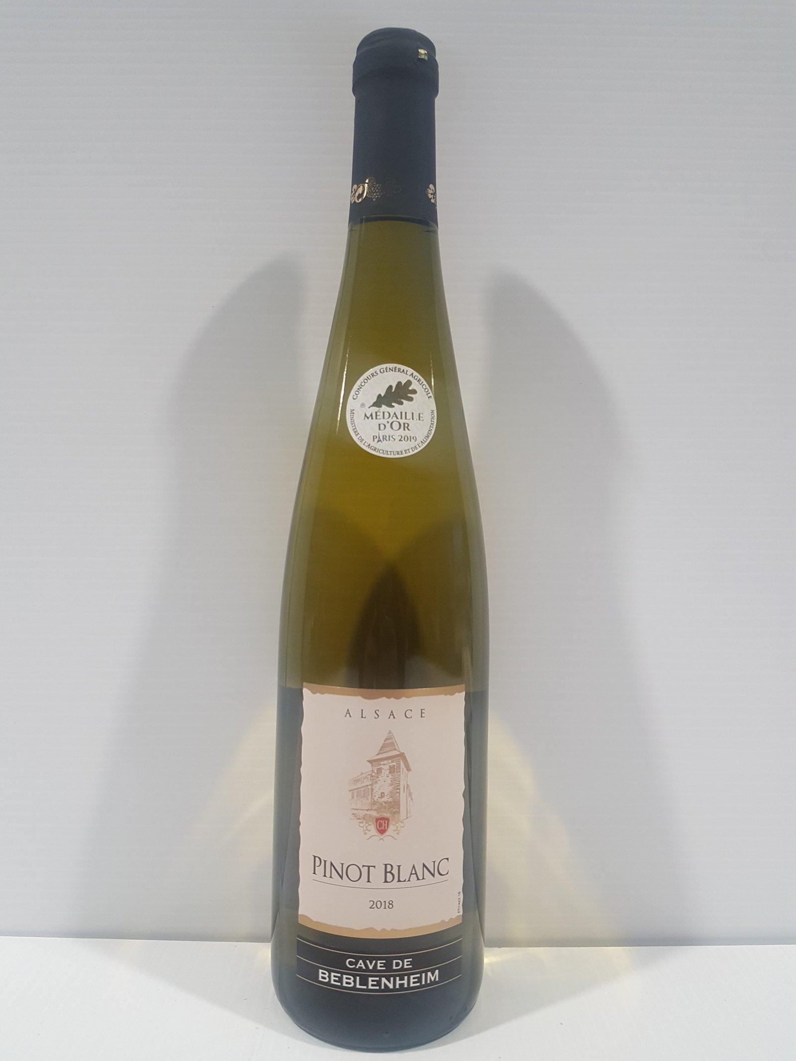Pinot Blanc 2018 Médaille d'Or Paris 2019 75 cl