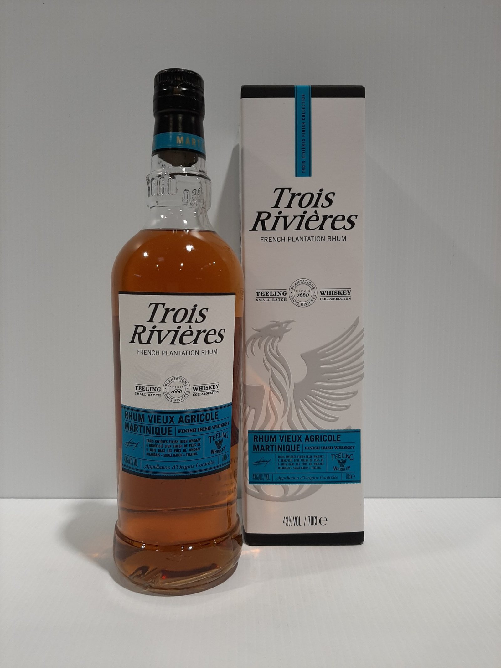3 rivières Finish teeling 43° 70 cl Martinique