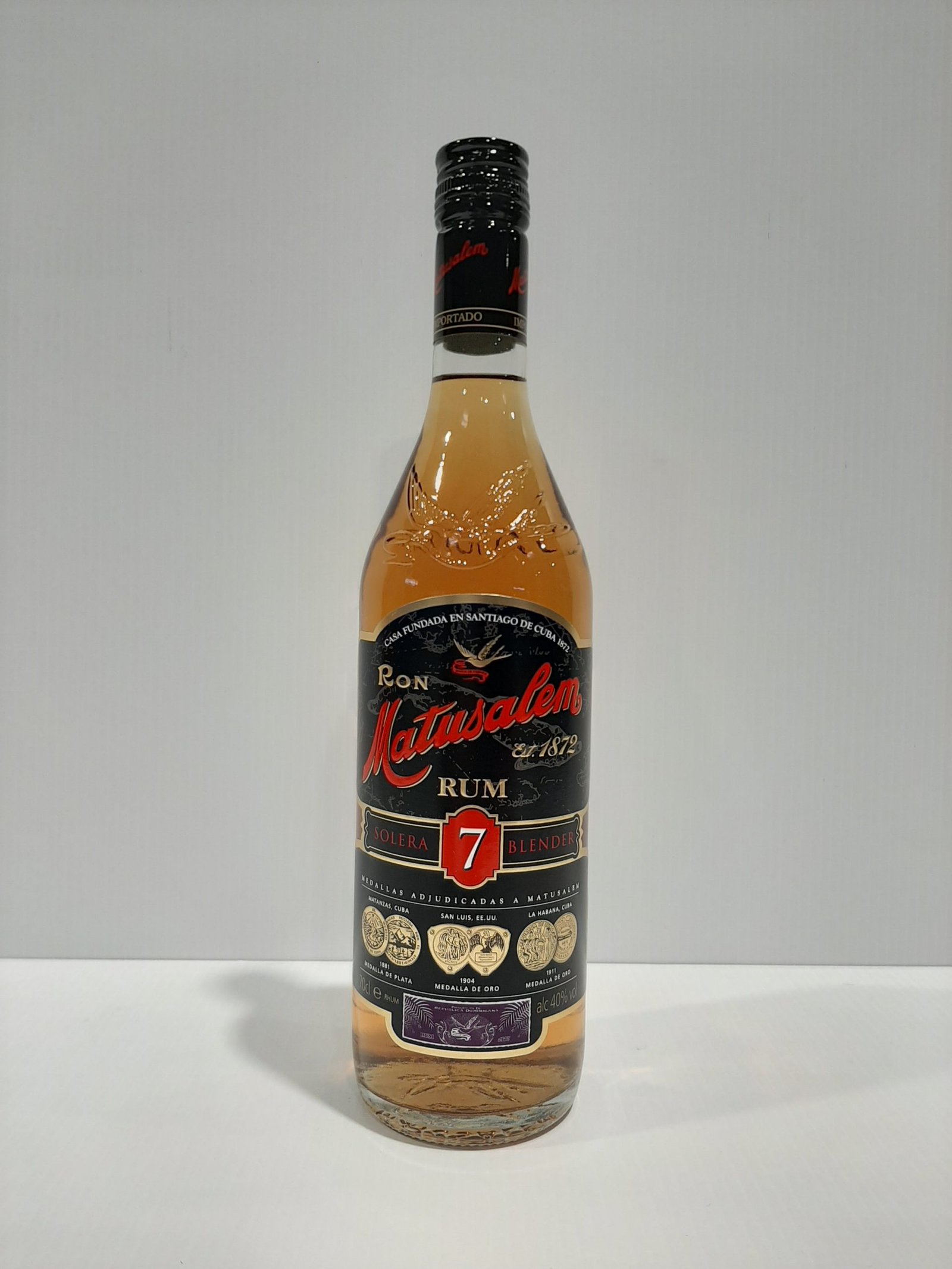 Matusalem 7 ans 40° 70 cl CUBA