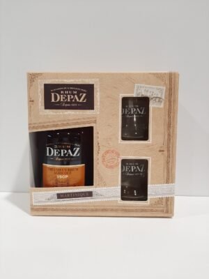 Coffret DEPAZ VSOP 45° 70 cl  Martinique