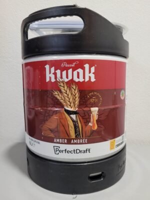PERFECT DRAFT 6 LITRES KWAK 8,4° + 5 EUROS DE CONSIGNE INCLUS