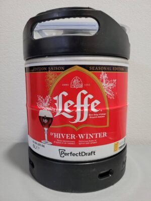 PERFECT DRAFT 6 LITRES LEFFE D'HIVER 6.6° + 5 EUROS DE CONSIGNE INCLUS