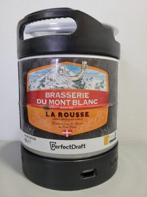 PERFECT DRAFT 6 LITRES LA ROUSSE DU MONT BLANC 6,5° + 5 EUROS DE CONSIGNE INCLUS