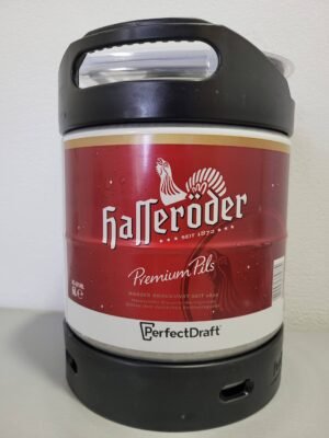 PERFECT DRAFT 6 LITRES HASSERODER 4,9° + 5 EUROS DE CONSIGNE INCLUS