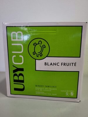 UBY CUB BLANC FRUITE  5 LITRES