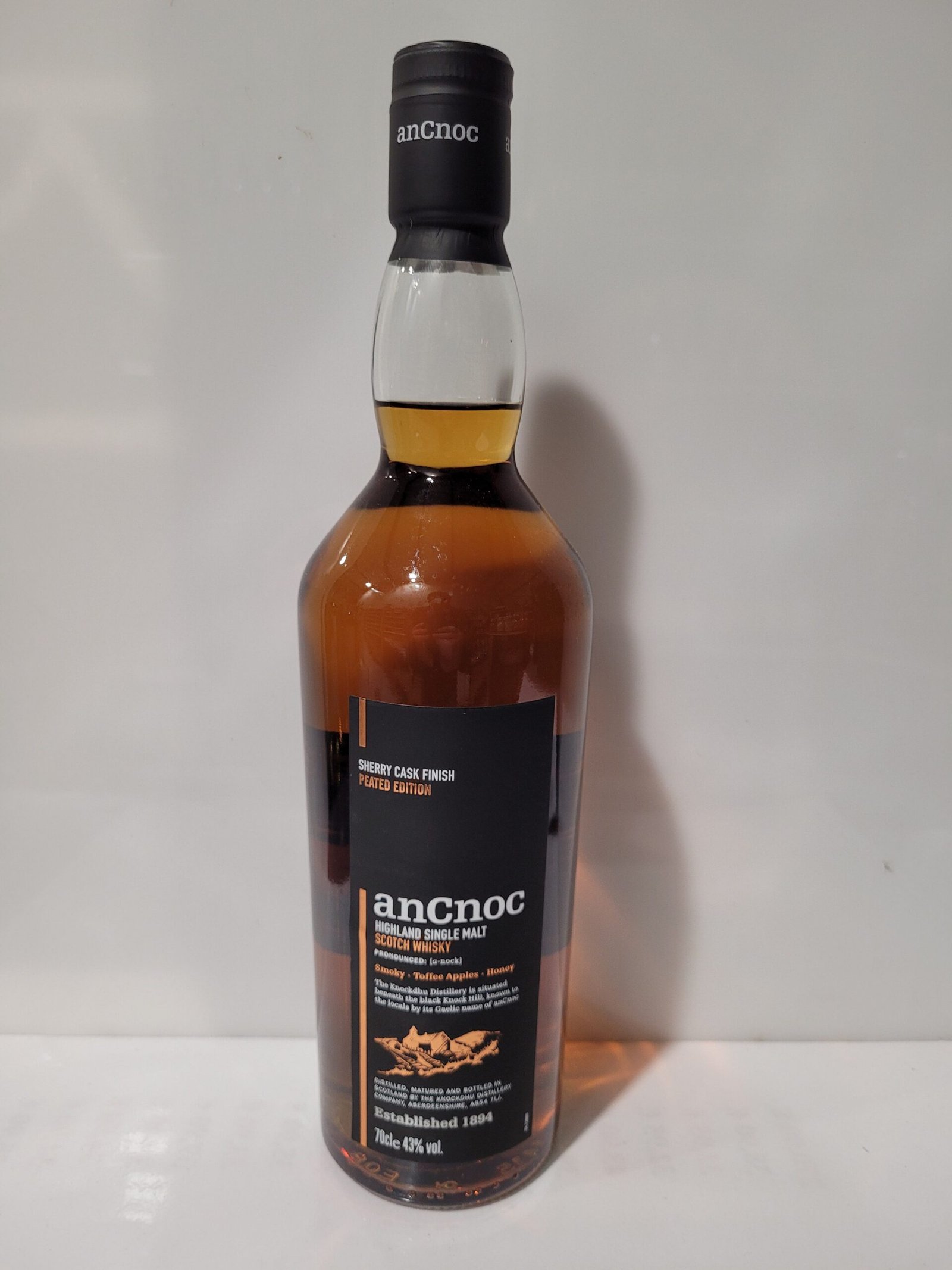 ANCNOC SINGLE MALT TOURBE 70CL 43°