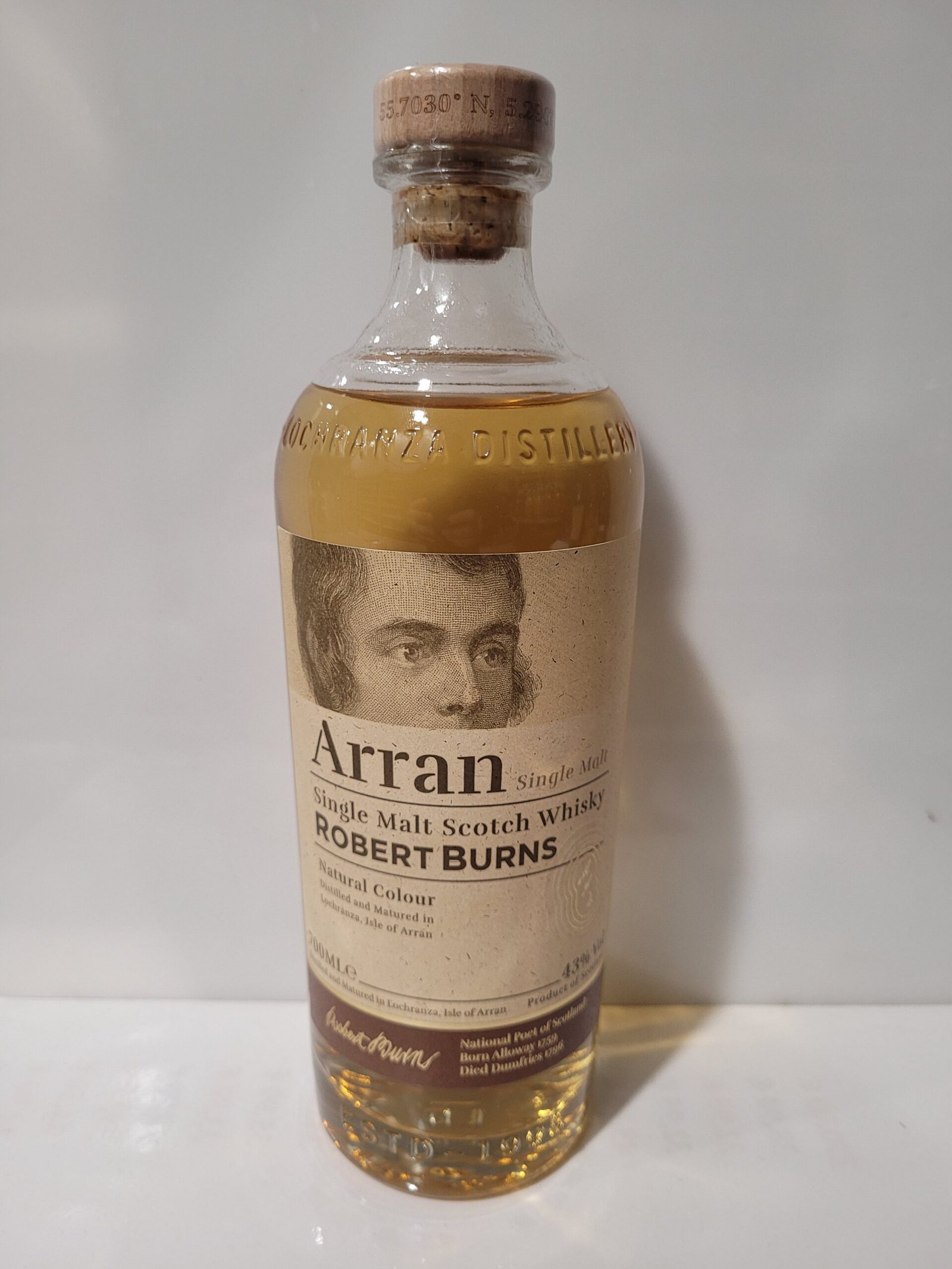 ARRAN SINGLE MALT ROBERT BURNS 70CL 43°