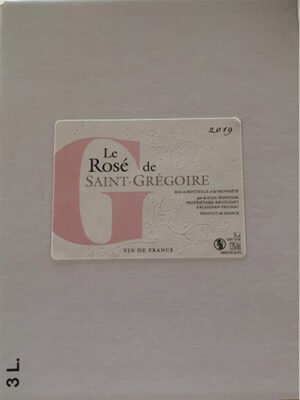 Le rosé de Saint-Grégoire 3 litres