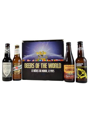 Coffret 12 bières ( 12 pays différents)