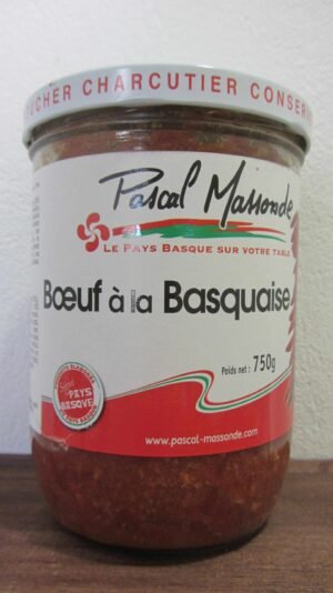 PASCAL MASSONDE BOEUF A LA BASQUAISE 750 GRAMMES