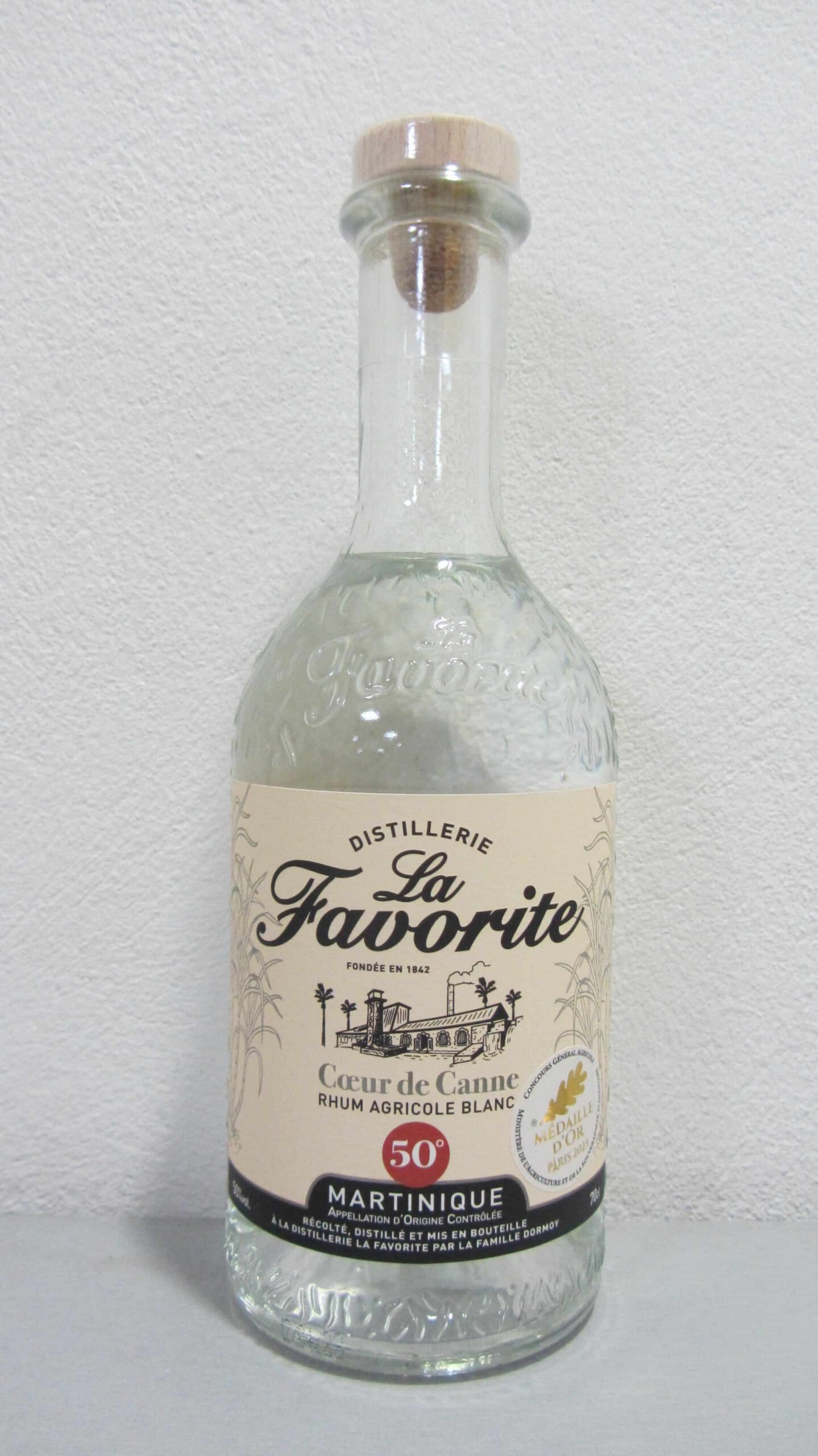 LA FAVORITE COEUR DE CANNE 70CL 50%VOL