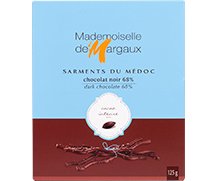 Sarments du Médoc chocolat noir 68% 125 gr
