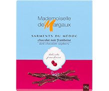 Sarments du Médoc chocolat noir framboise 125 gr
